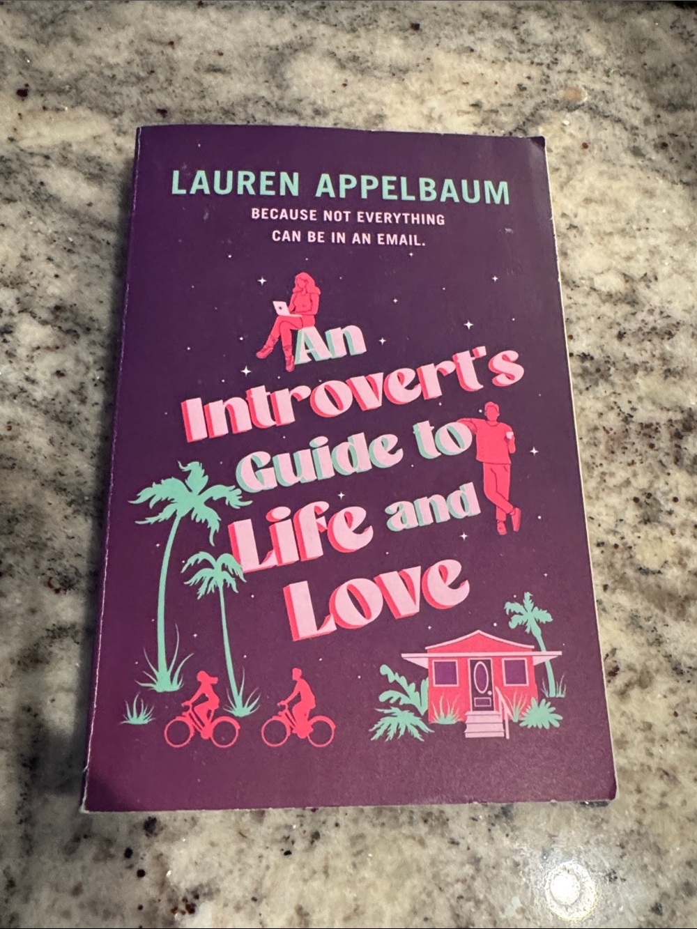 An Introvert's Guide to Life and Love by Lauren Appelbaum - Purple & Pink Cover